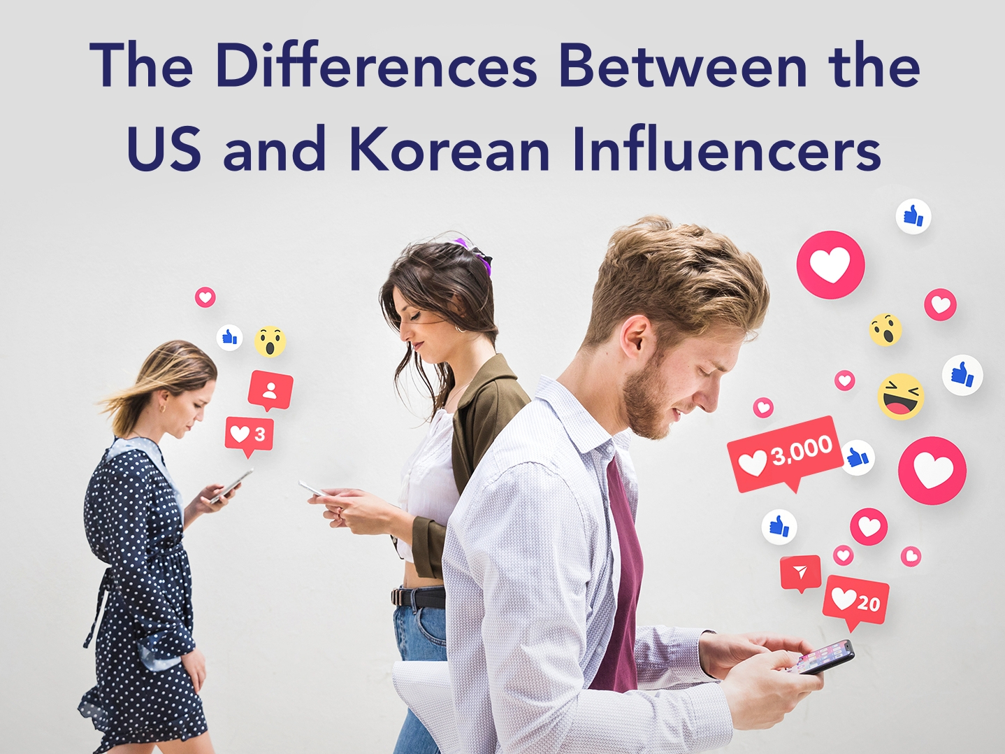 The differences between the US and Korea influencers